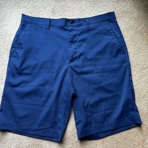 Callaway Golf Blue Flat Front Golf Shorts 34 EUC.